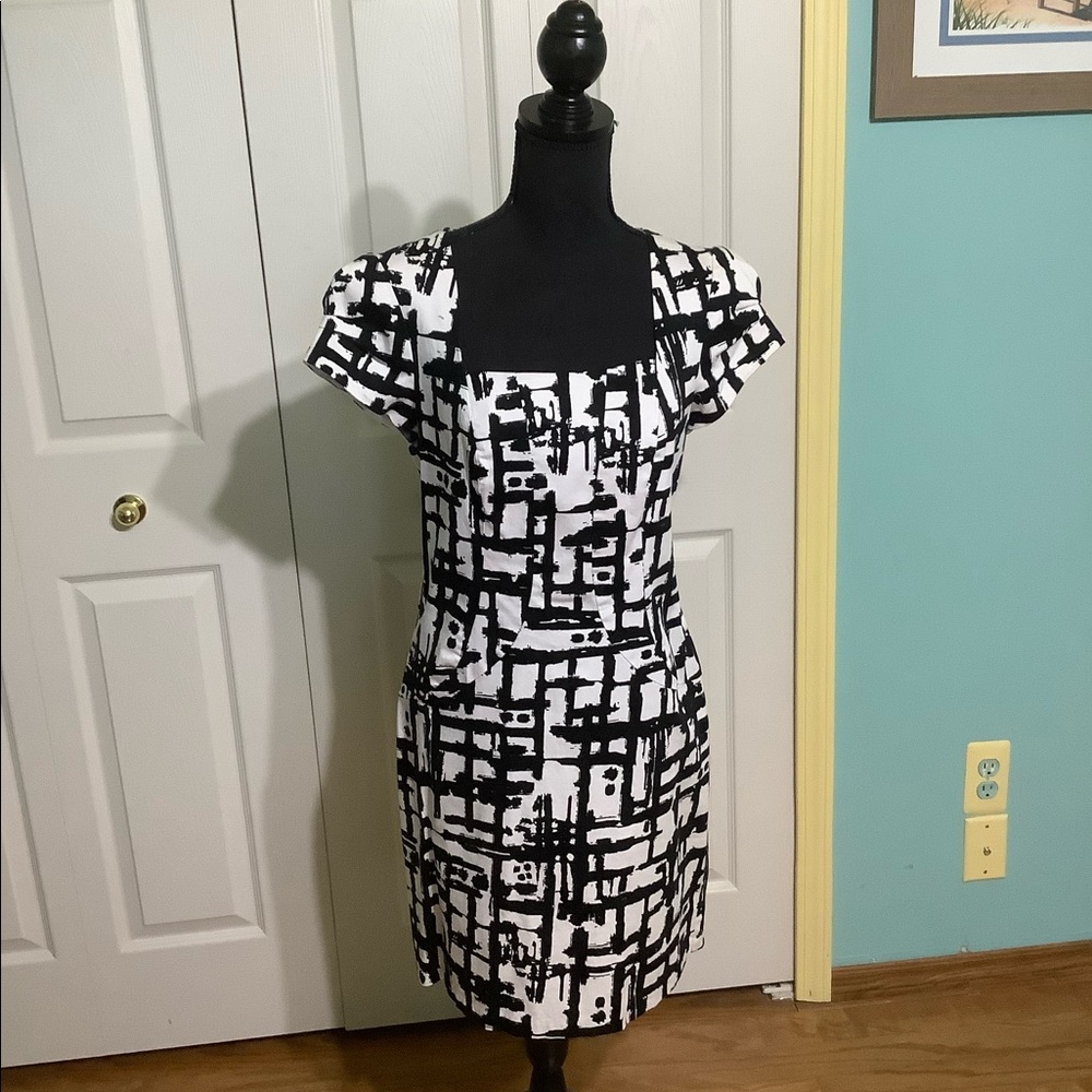 Geometric design dress